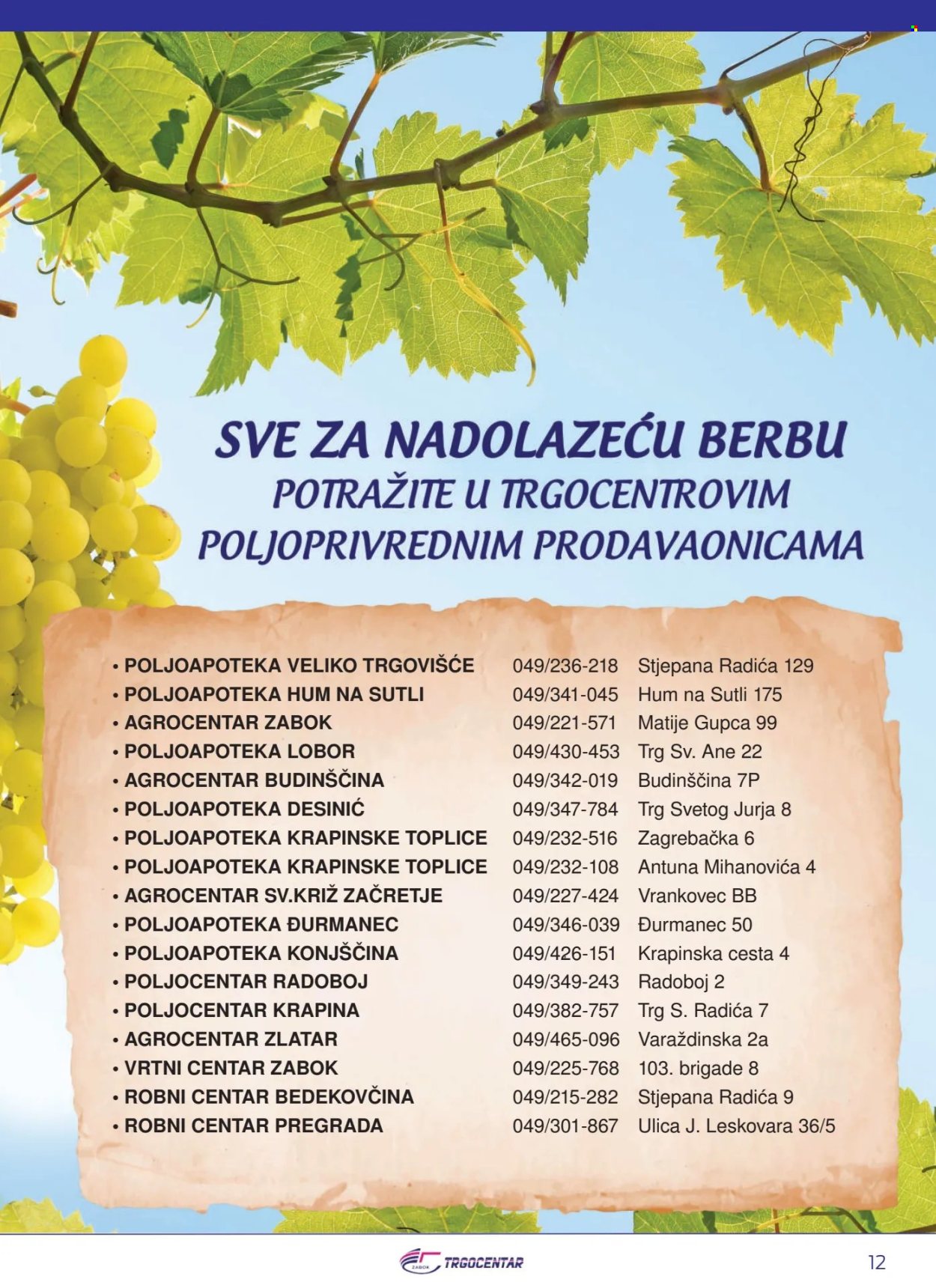 Trgocentar katalog - 26.08.2024. - 08.09.2024. Stranica 12