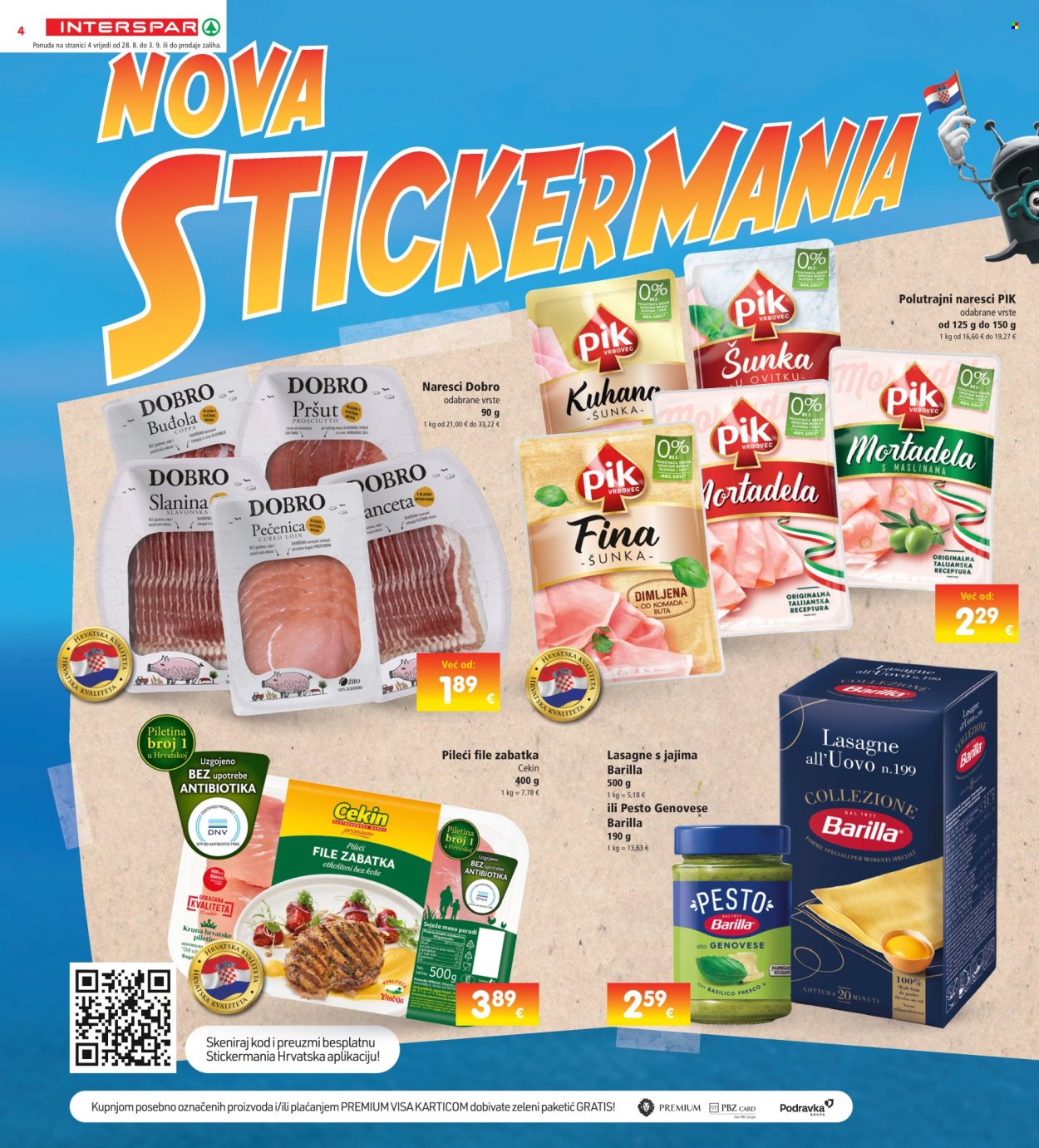 INTERSPAR katalog - 28.08.2024. - 03.09.2024. Stranica 4