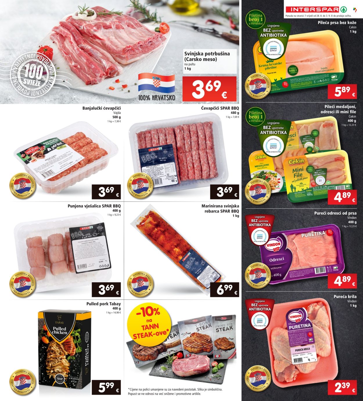 INTERSPAR katalog - 28.08.2024. - 03.09.2024. Stranica 7