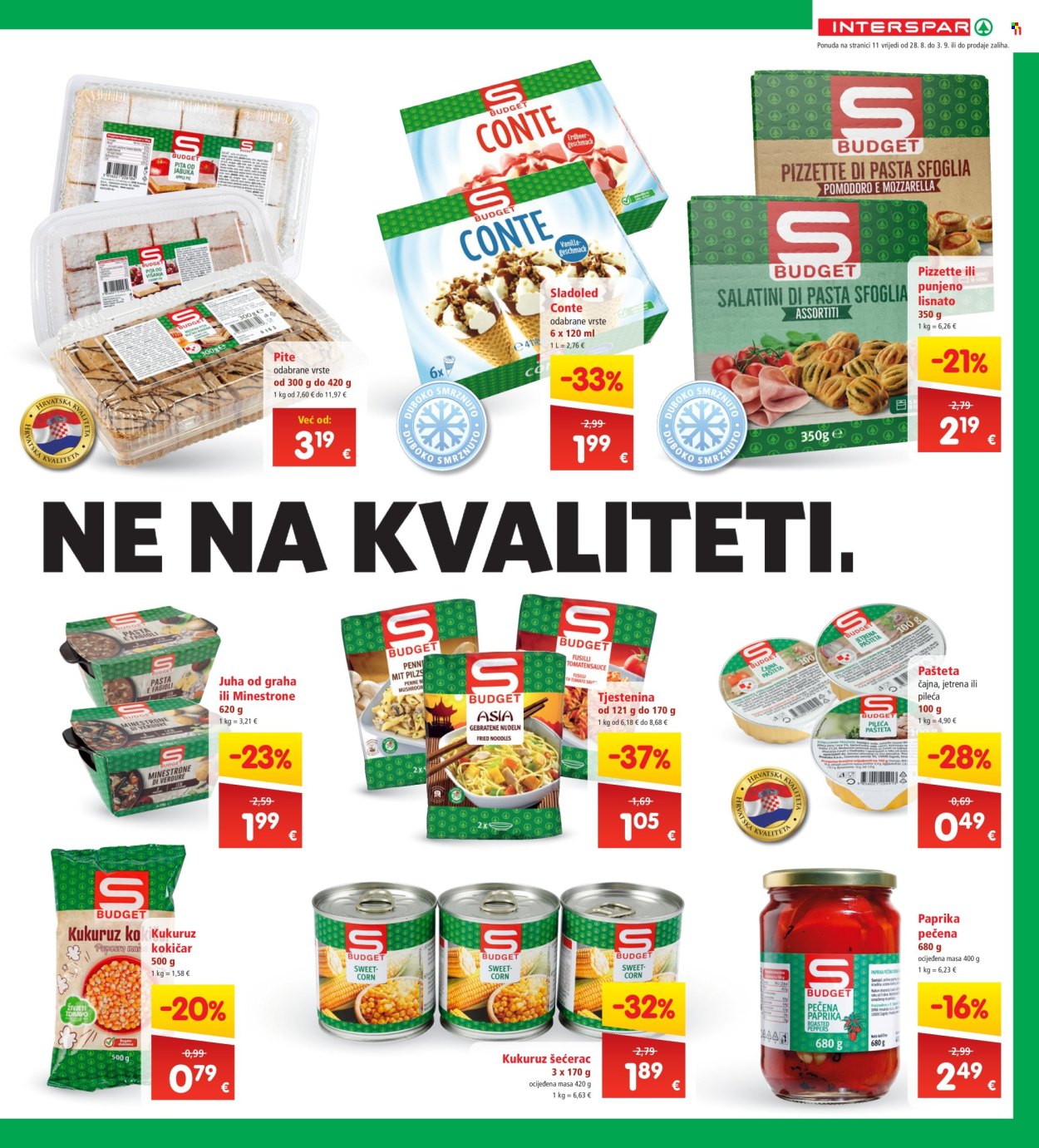 INTERSPAR katalog - 28.08.2024. - 03.09.2024. Stranica 11