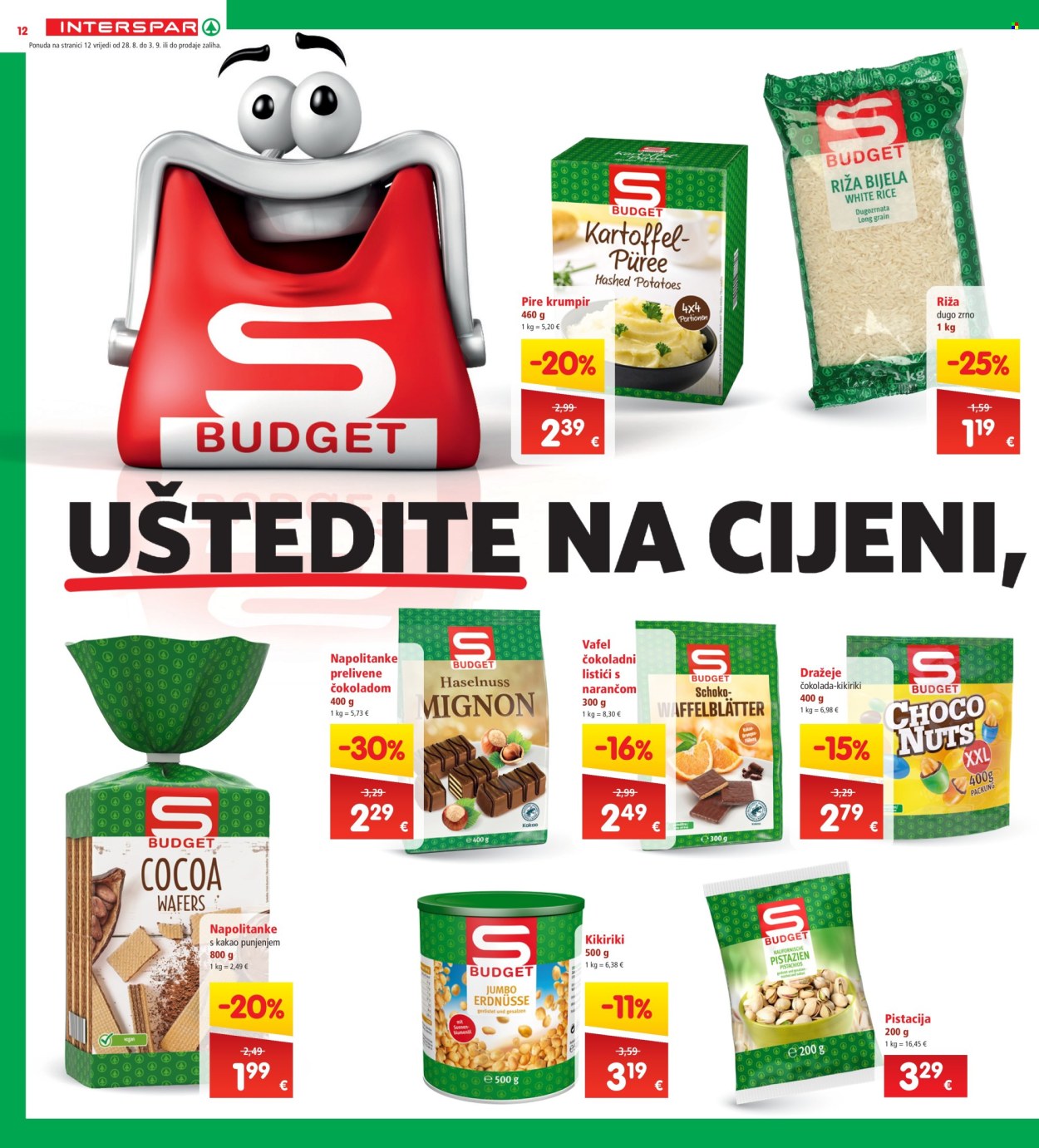 INTERSPAR katalog - 28.08.2024. - 03.09.2024. Stranica 12