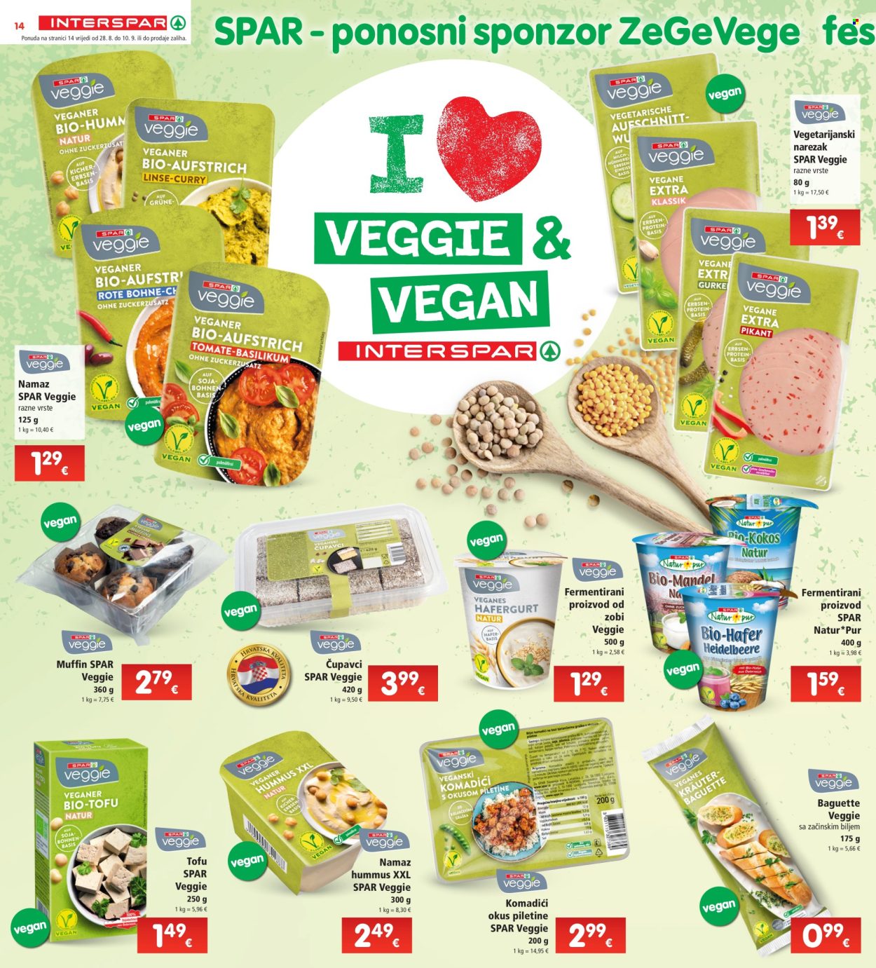 INTERSPAR katalog - 28.08.2024. - 03.09.2024. Stranica 14