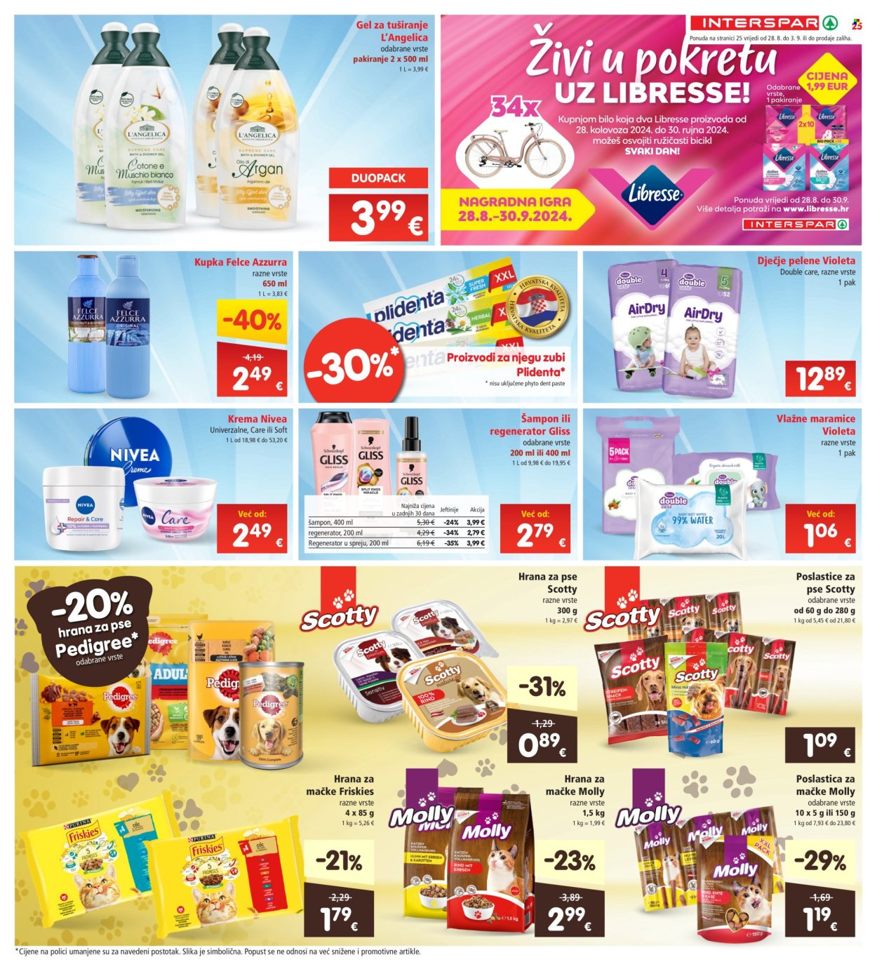 INTERSPAR katalog - 28.08.2024. - 03.09.2024. Stranica 25
