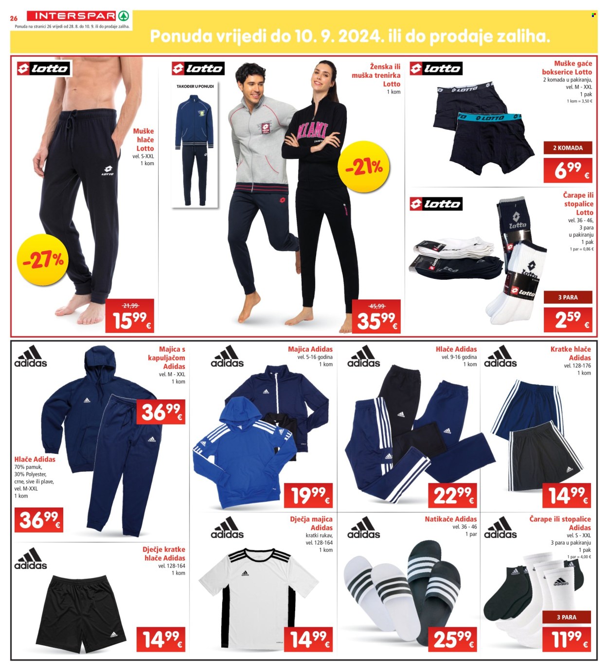 INTERSPAR katalog - 28.08.2024. - 03.09.2024. Stranica 26