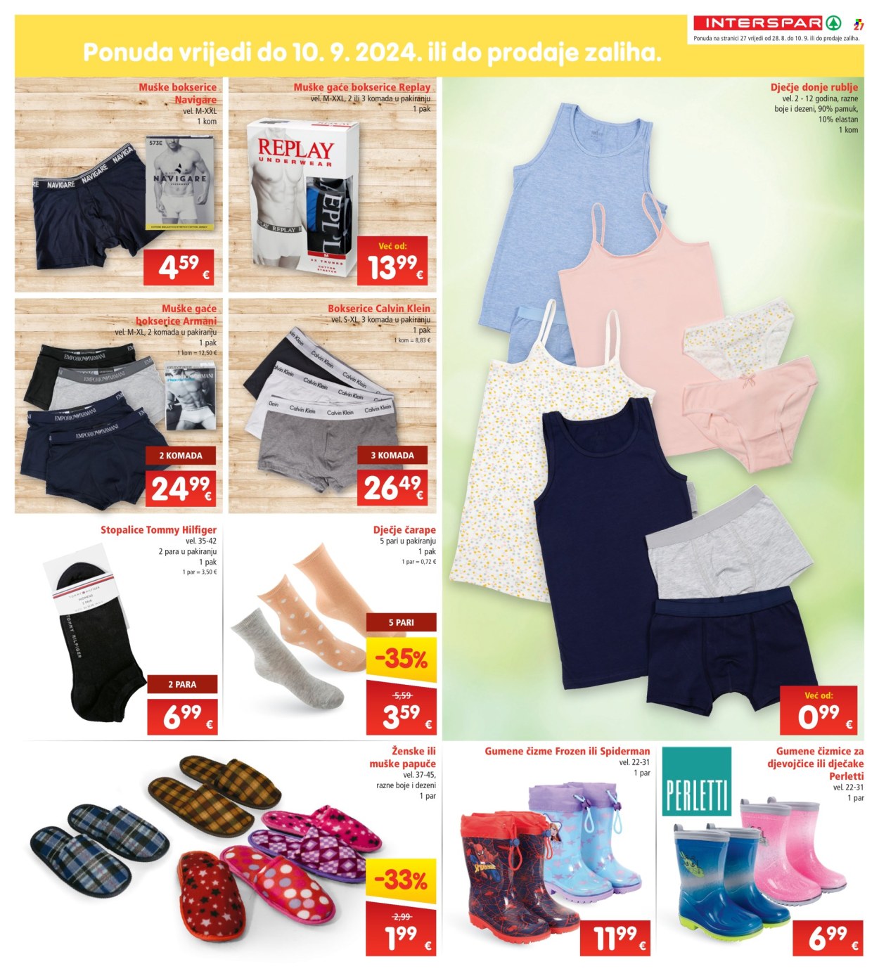 INTERSPAR katalog - 28.08.2024. - 03.09.2024. Stranica 27