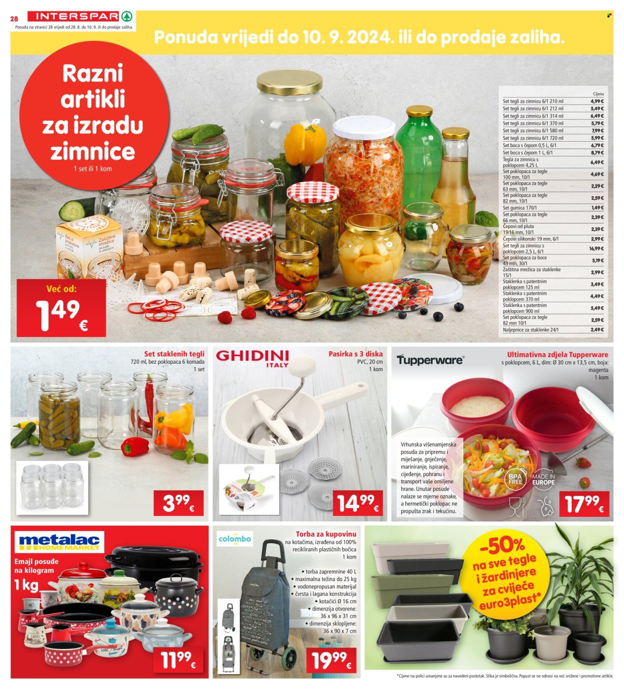 INTERSPAR katalog - 28.08.2024. - 03.09.2024. Stranica 28