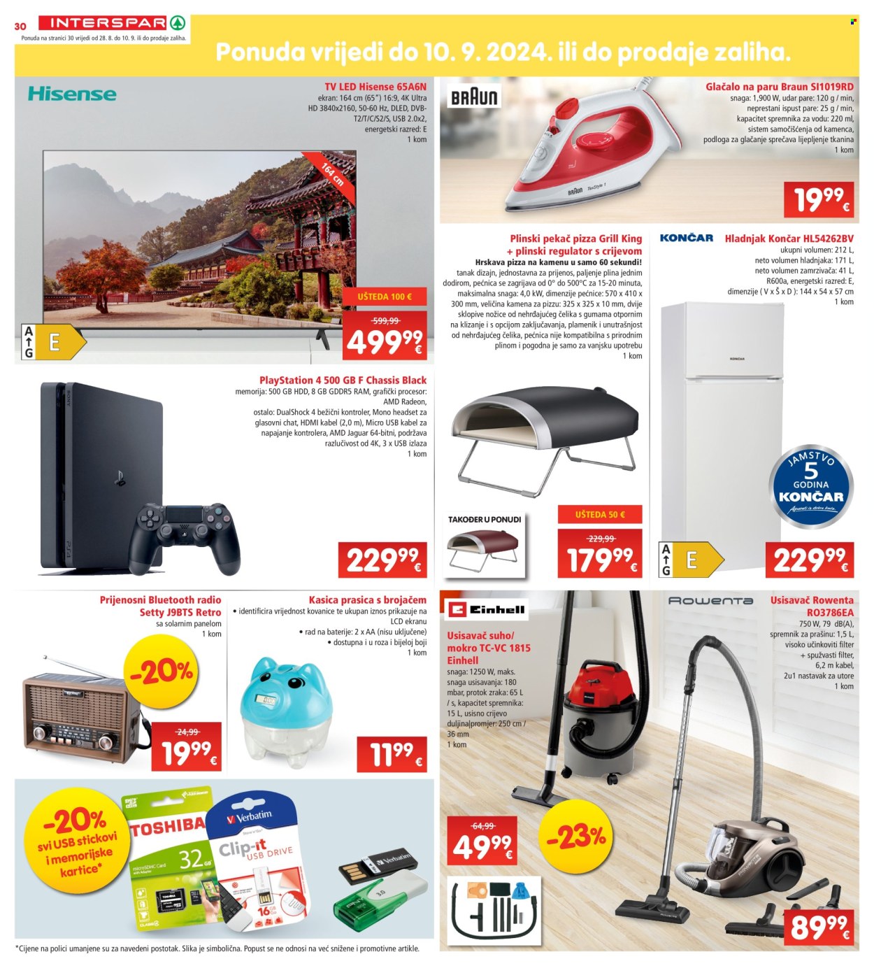 INTERSPAR katalog - 28.08.2024. - 03.09.2024. Stranica 30