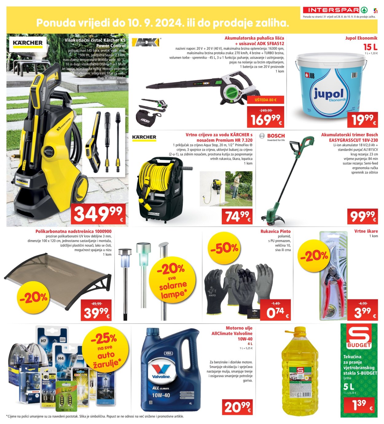 INTERSPAR katalog - 28.08.2024. - 03.09.2024. Stranica 31