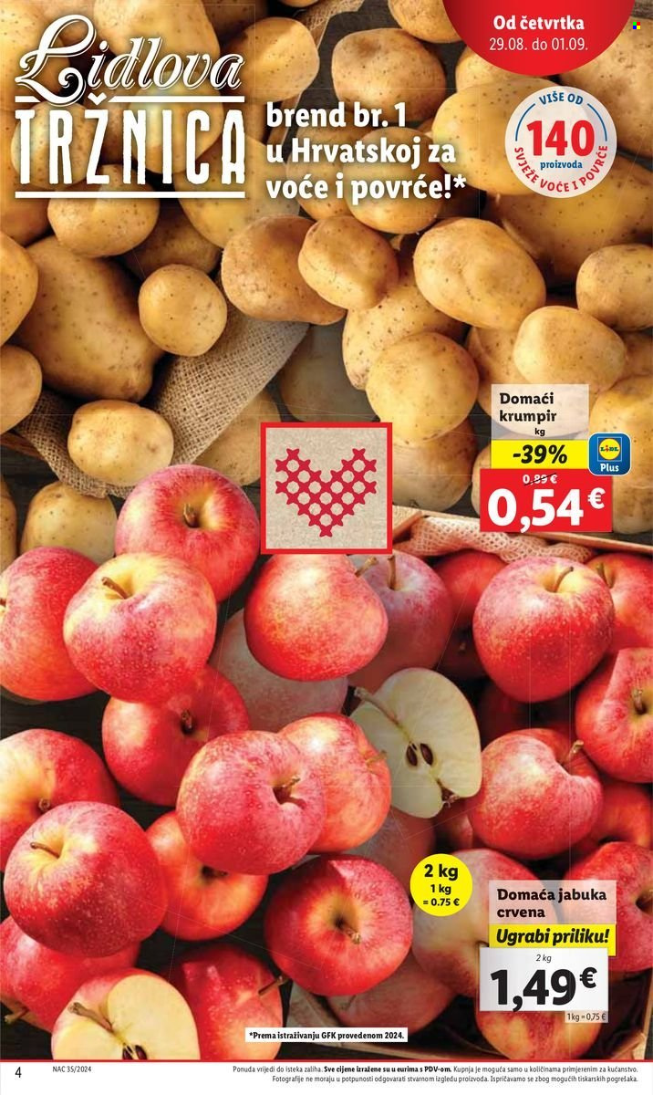 Lidl katalog - 29.08.2024. - 01.09.2024. Stranica 4