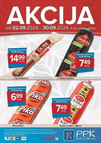 PPK Bjelovar katalog - 02.09.2024. - 30.09.2024.