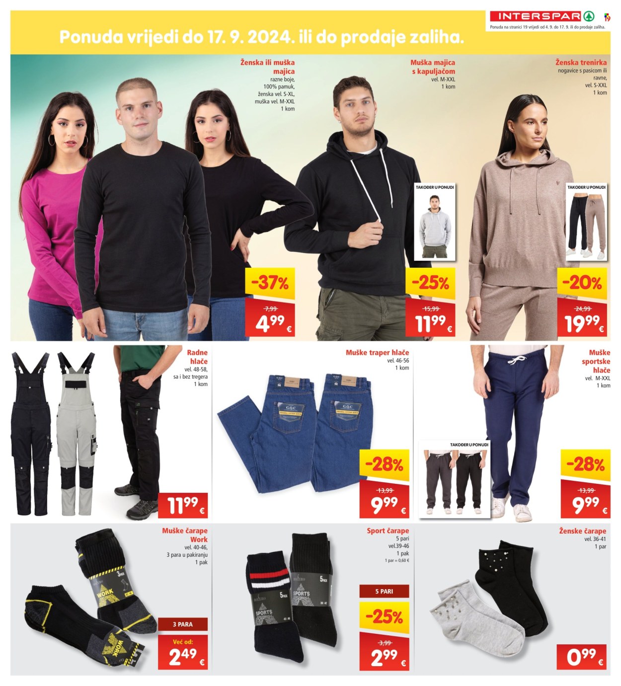 INTERSPAR katalog - 04.09.2024. - 10.09.2024. Stranica 19
