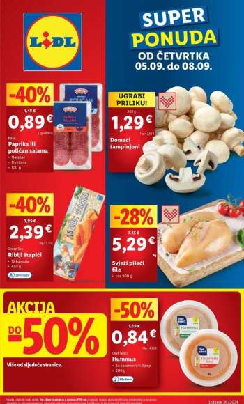 Lidl katalog - 05.09.2024. - 08.09.2024.