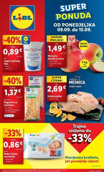 Lidl katalog - 09.09.2024. - 15.09.2024.