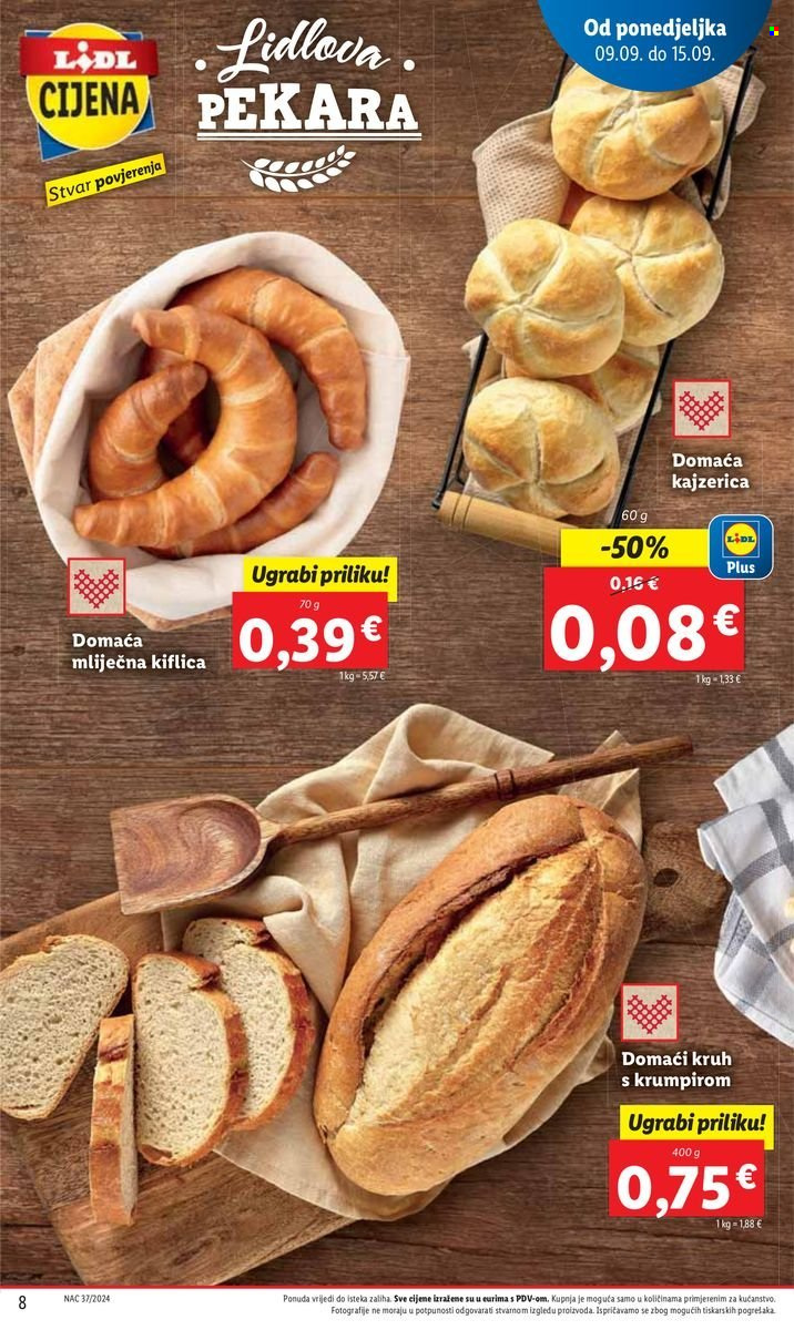 Lidl katalog - 09.09.2024. - 15.09.2024. Stranica 8