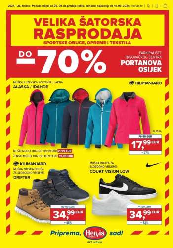 Hervis katalog - 05.09.2024. - 14.09.2024.