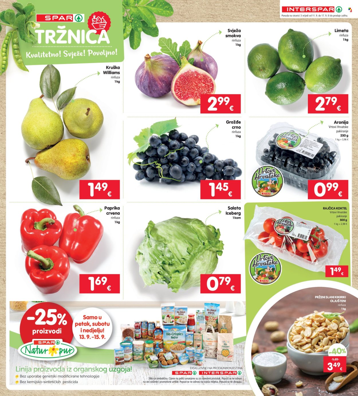 INTERSPAR katalog - 11.09.2024. - 17.09.2024. Stranica 3