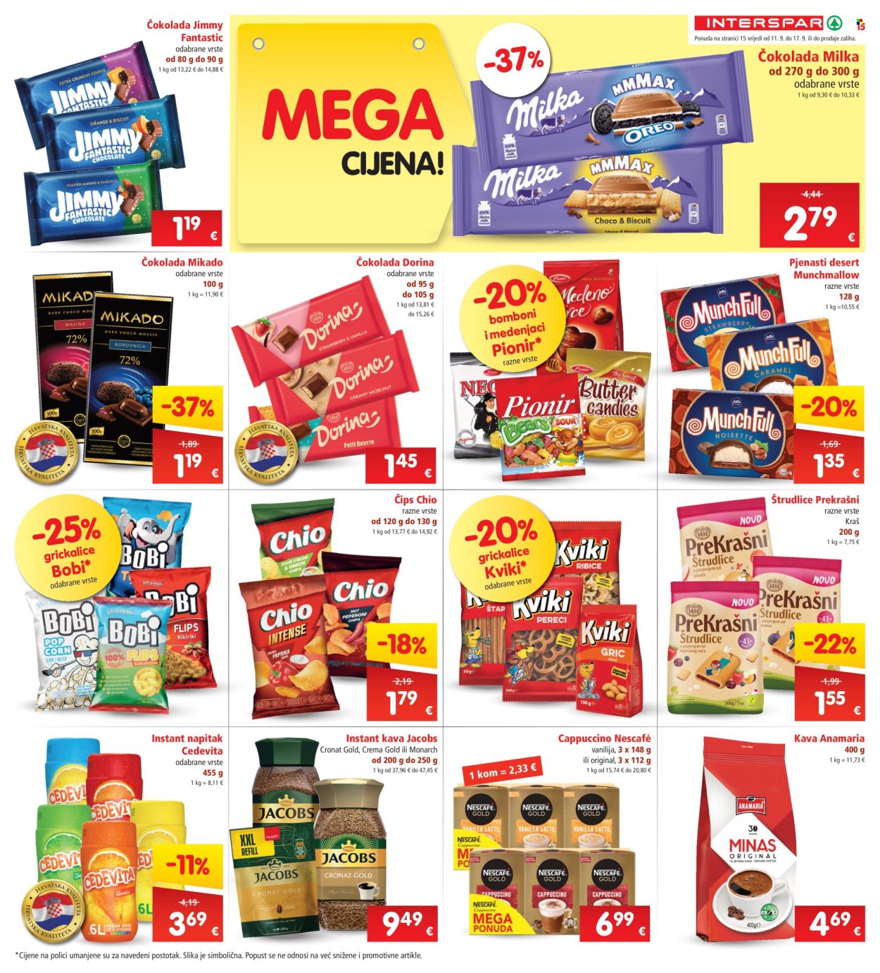 INTERSPAR katalog - 11.09.2024. - 17.09.2024. Stranica 15