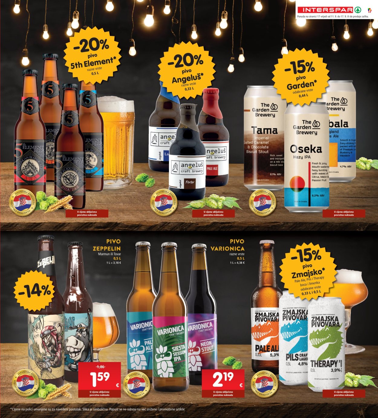 INTERSPAR katalog - 11.09.2024. - 17.09.2024. Stranica 17
