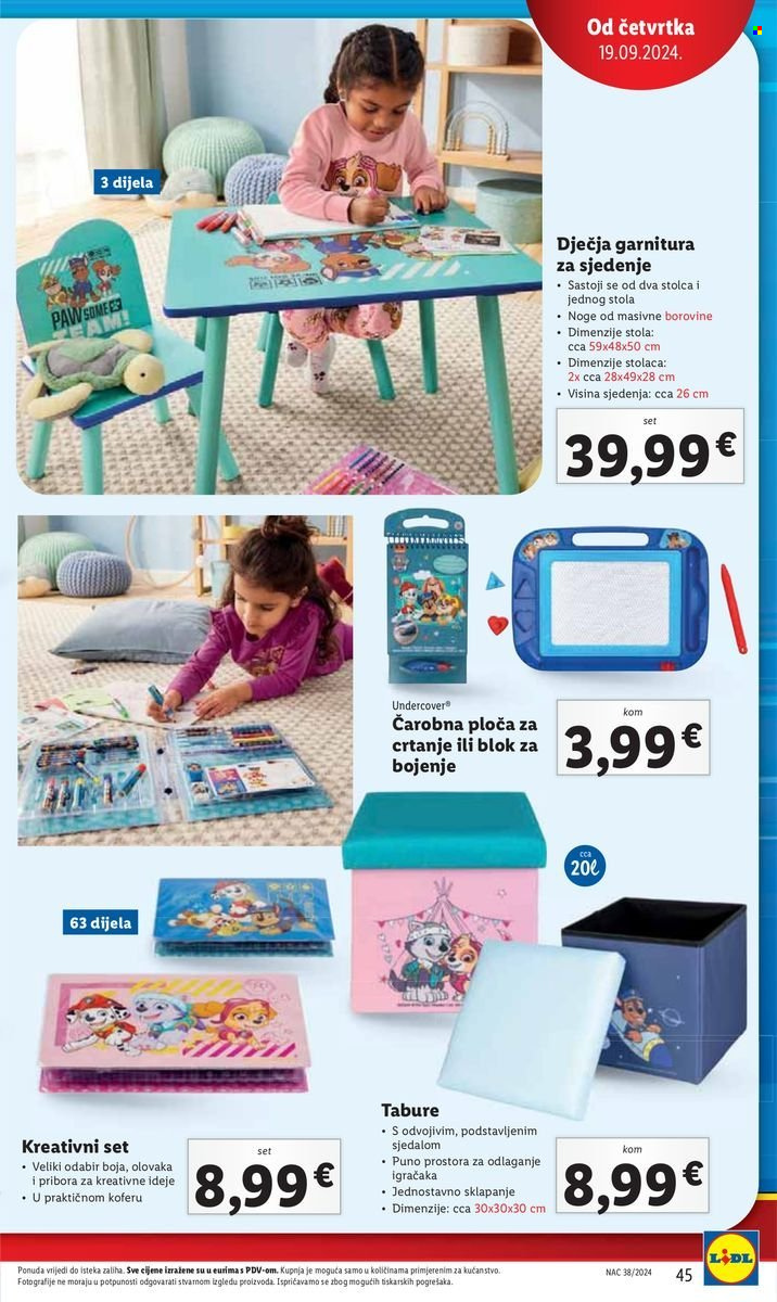 Lidl katalog - 16.09.2024. - 22.09.2024. Stranica 45