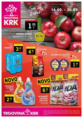Trgovina KRK katalog - 16.09.2024. - 30.09.2024.