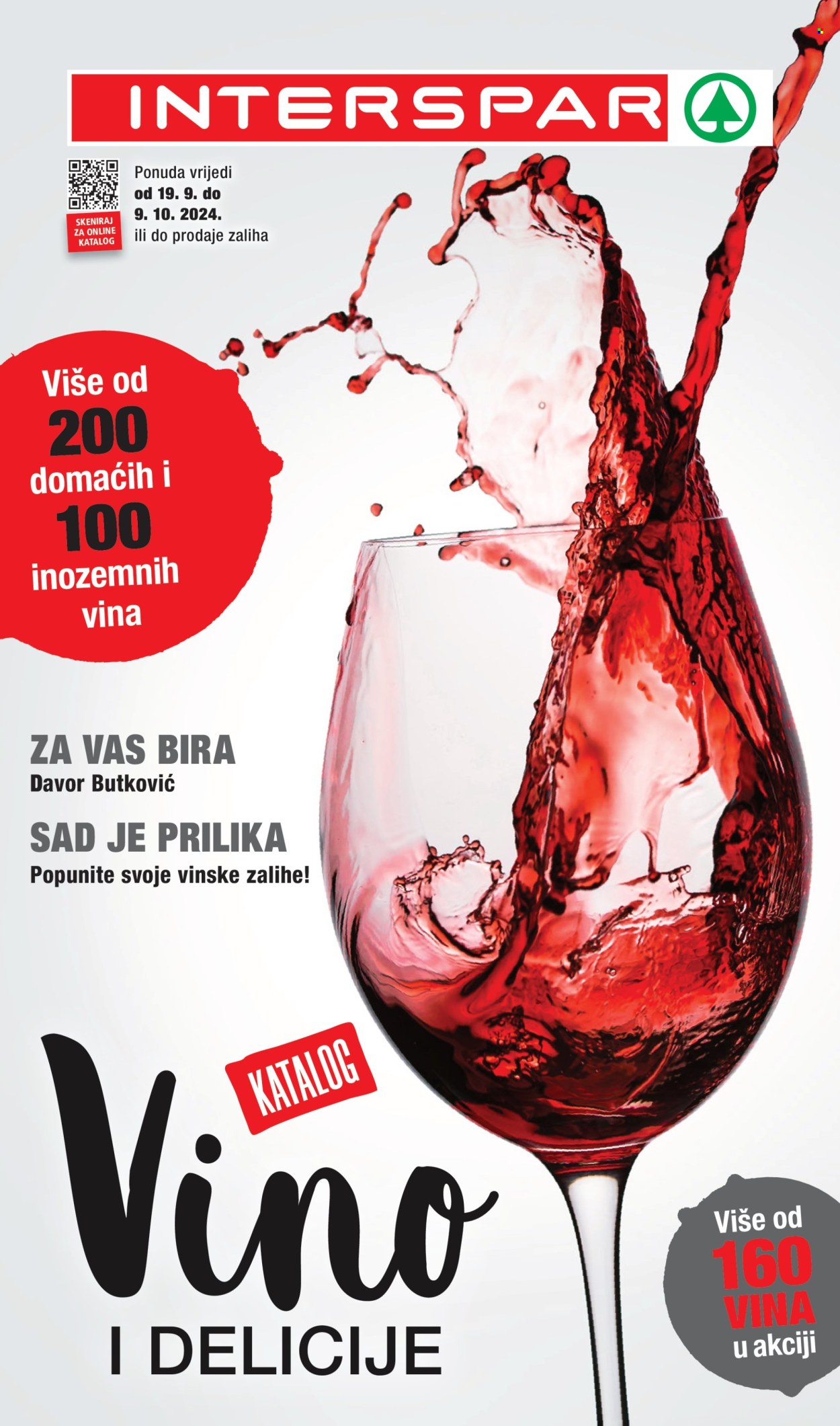 INTERSPAR katalog - 19.09.2024. - 09.10.2024. Stranica 1