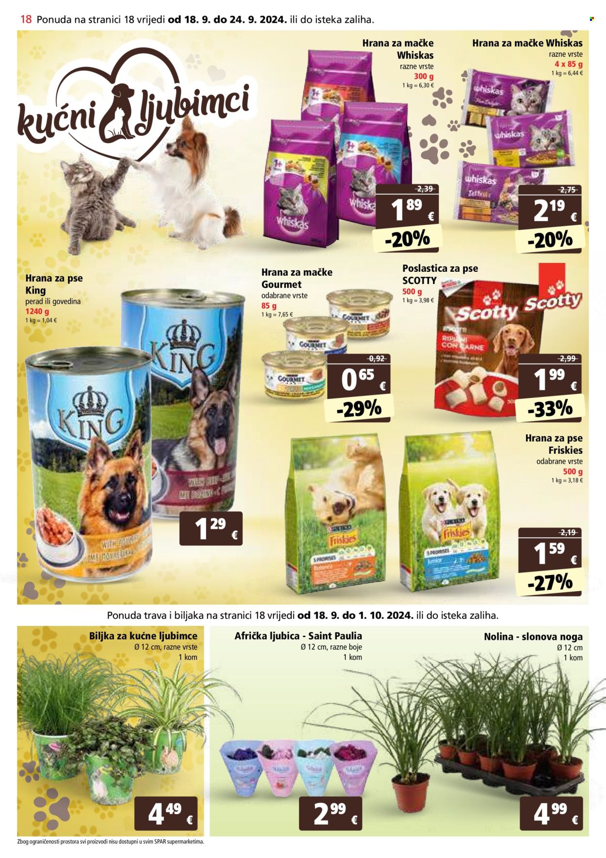 SPAR katalog - 18.09.2024. - 24.09.2024. Stranica 18