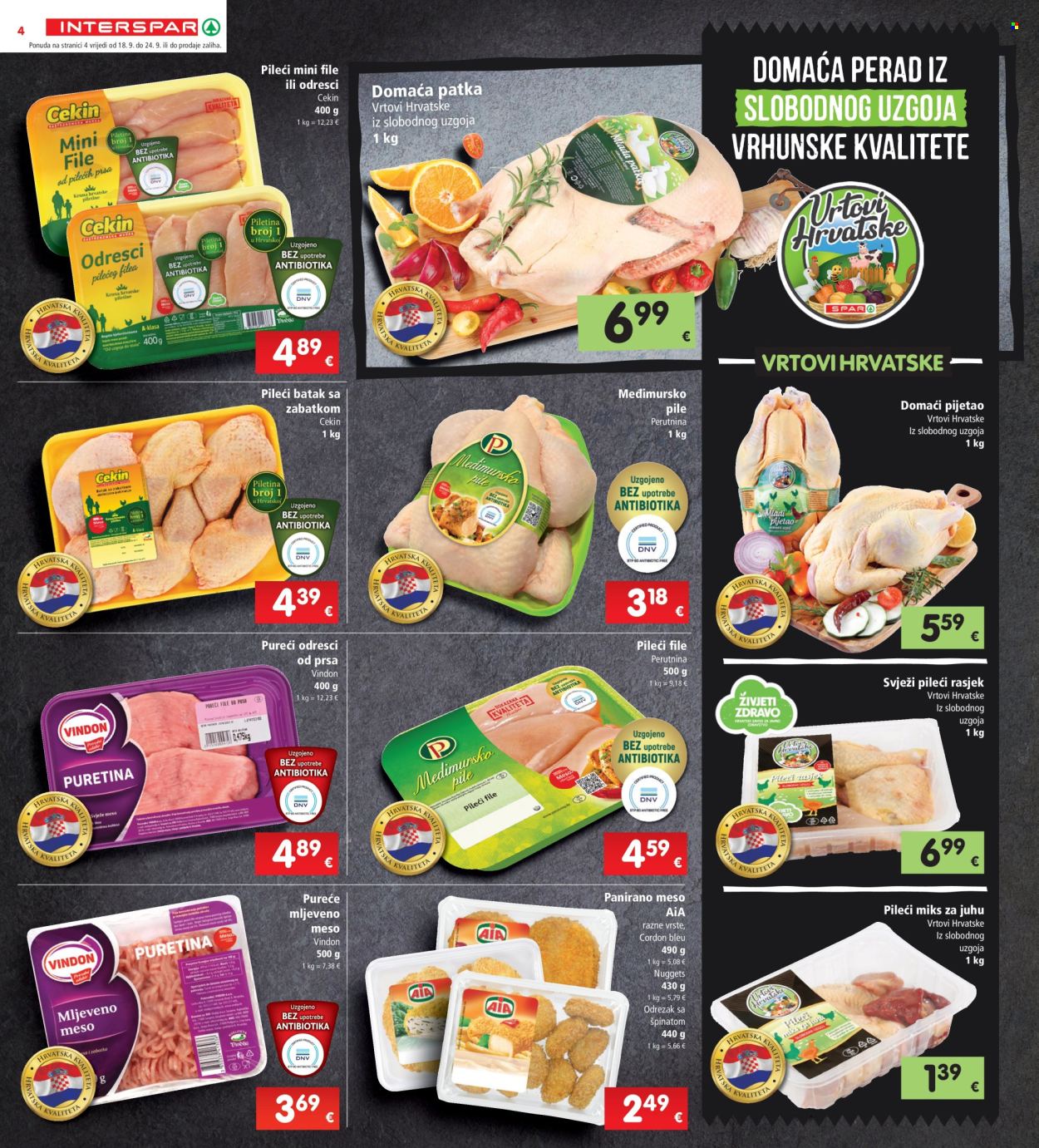 INTERSPAR katalog - 18.09.2024. - 24.09.2024. Stranica 4