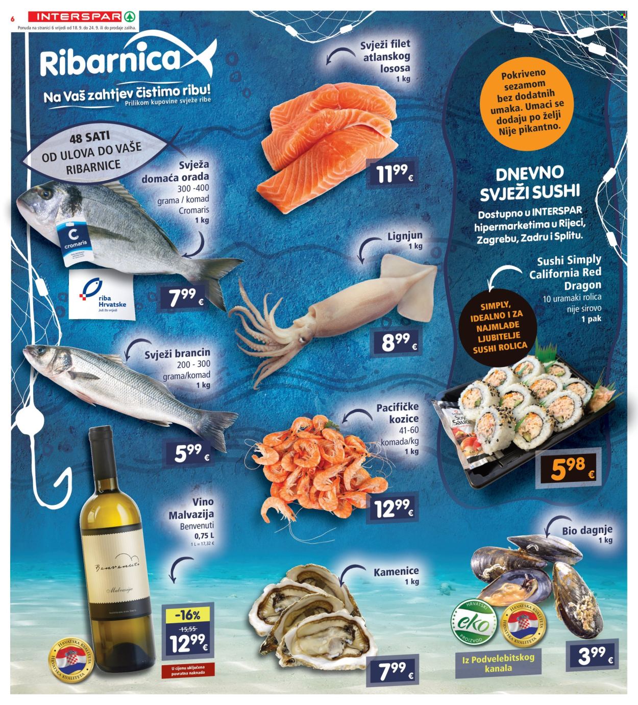 INTERSPAR katalog - 18.09.2024. - 24.09.2024. Stranica 6