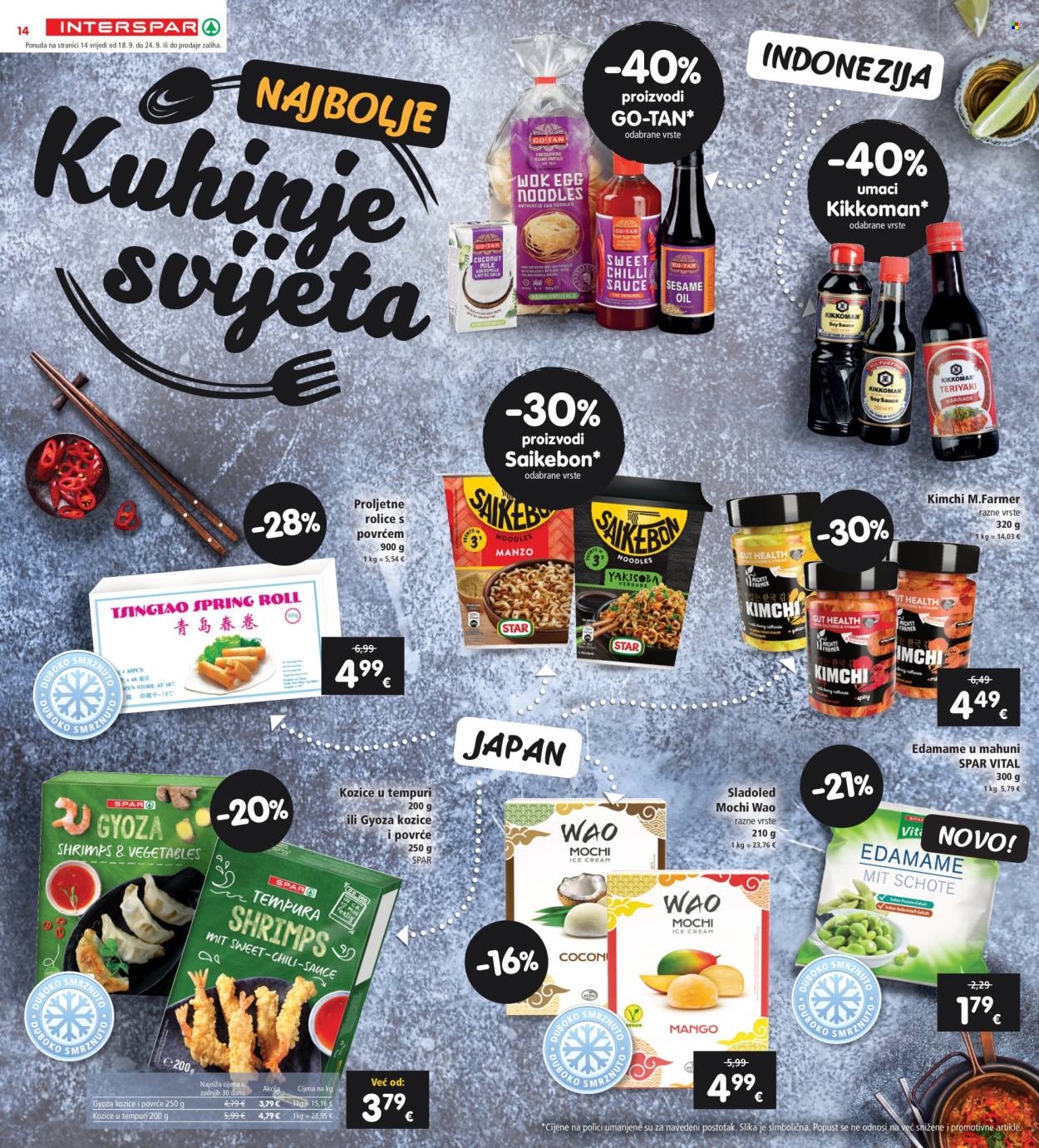 INTERSPAR katalog - 18.09.2024. - 24.09.2024. Stranica 14