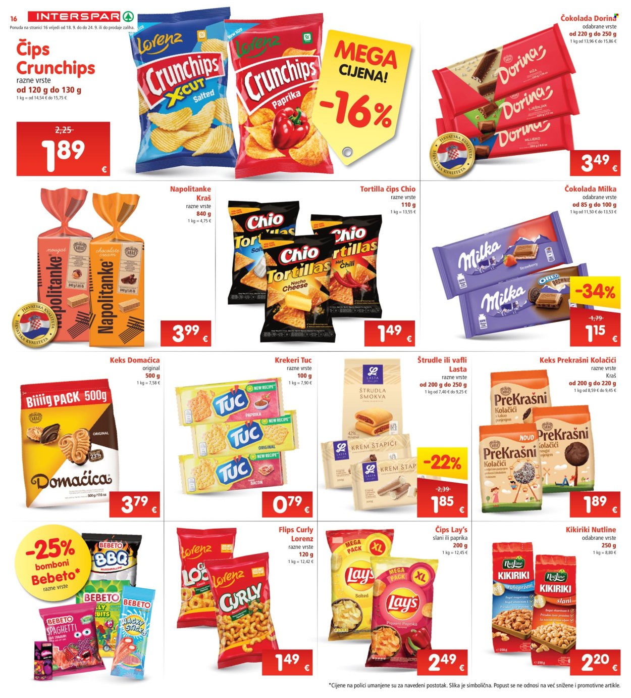 INTERSPAR katalog - 18.09.2024. - 24.09.2024. Stranica 16
