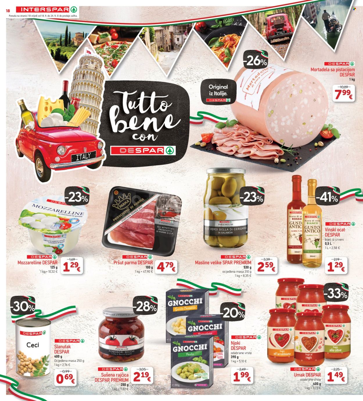 INTERSPAR katalog - 18.09.2024. - 24.09.2024. Stranica 18