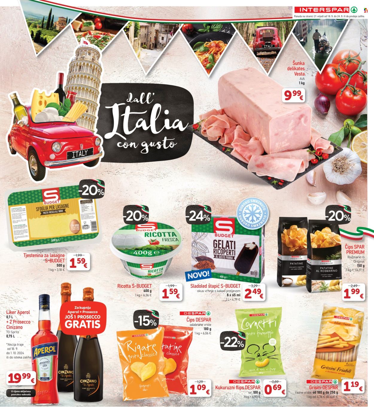 INTERSPAR katalog - 18.09.2024. - 24.09.2024. Stranica 21