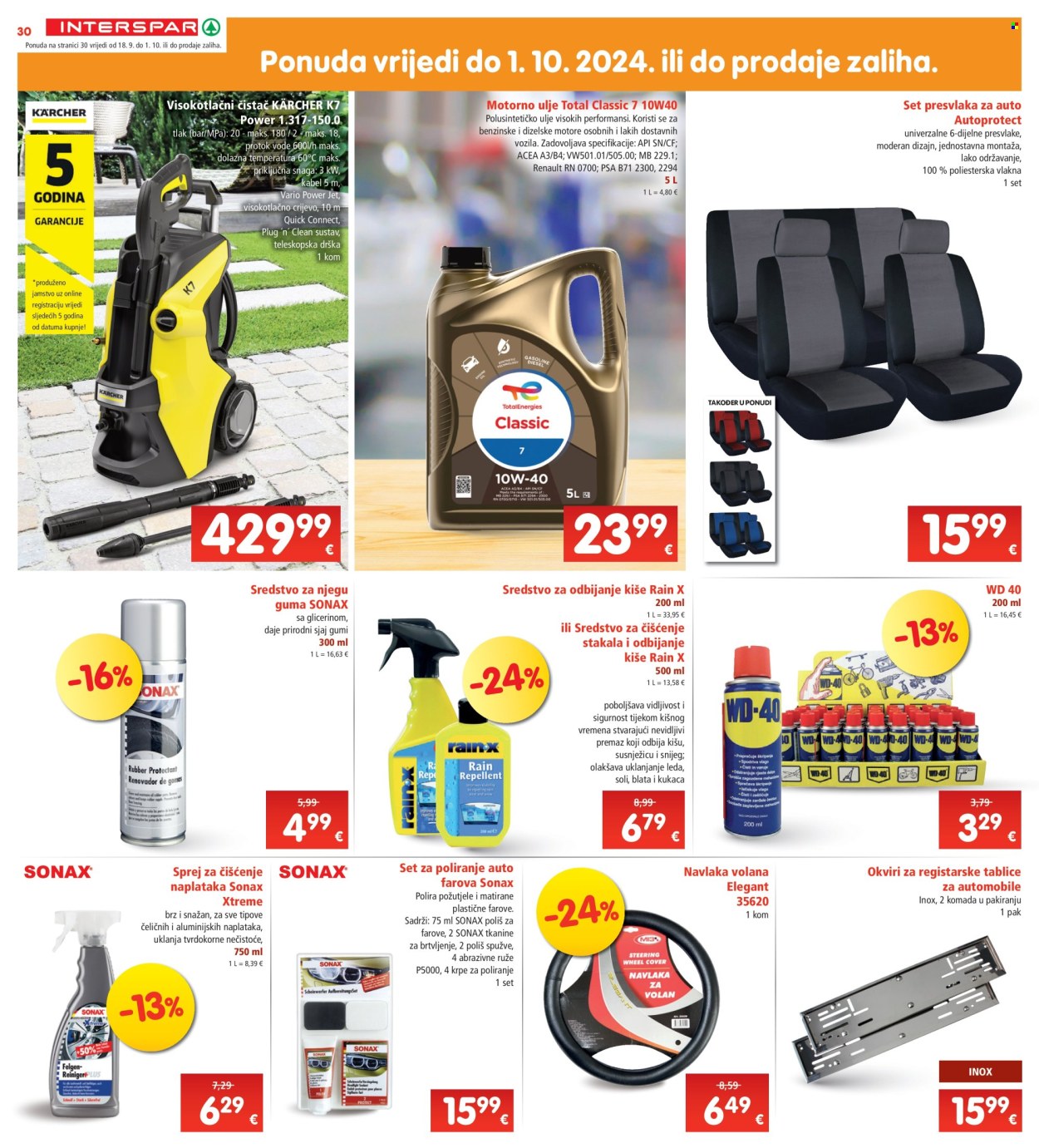 INTERSPAR katalog - 18.09.2024. - 24.09.2024. Stranica 30