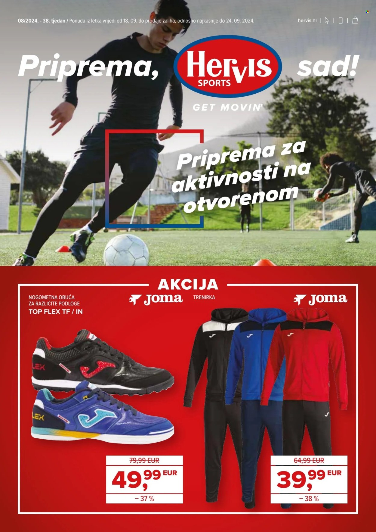 Hervis katalog - 18.09.2024. - 24.09.2024. Stranica 1