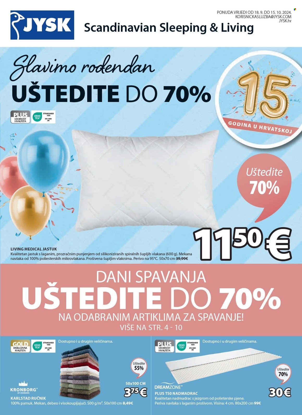 JYSK katalog - 18.09.2024. - 15.10.2024. Stranica 2