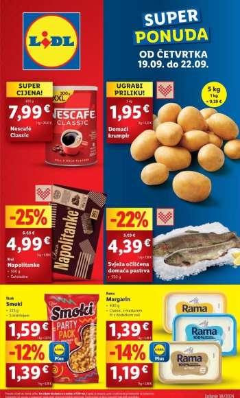 Lidl katalog - 19.09.2024. - 22.09.2024.