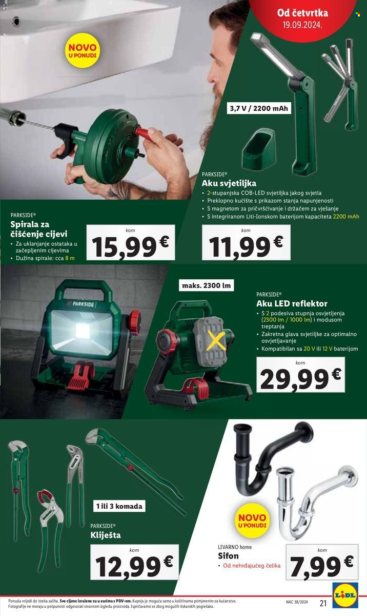 Lidl katalog - 19.09.2024. - 22.09.2024. Stranica 21
