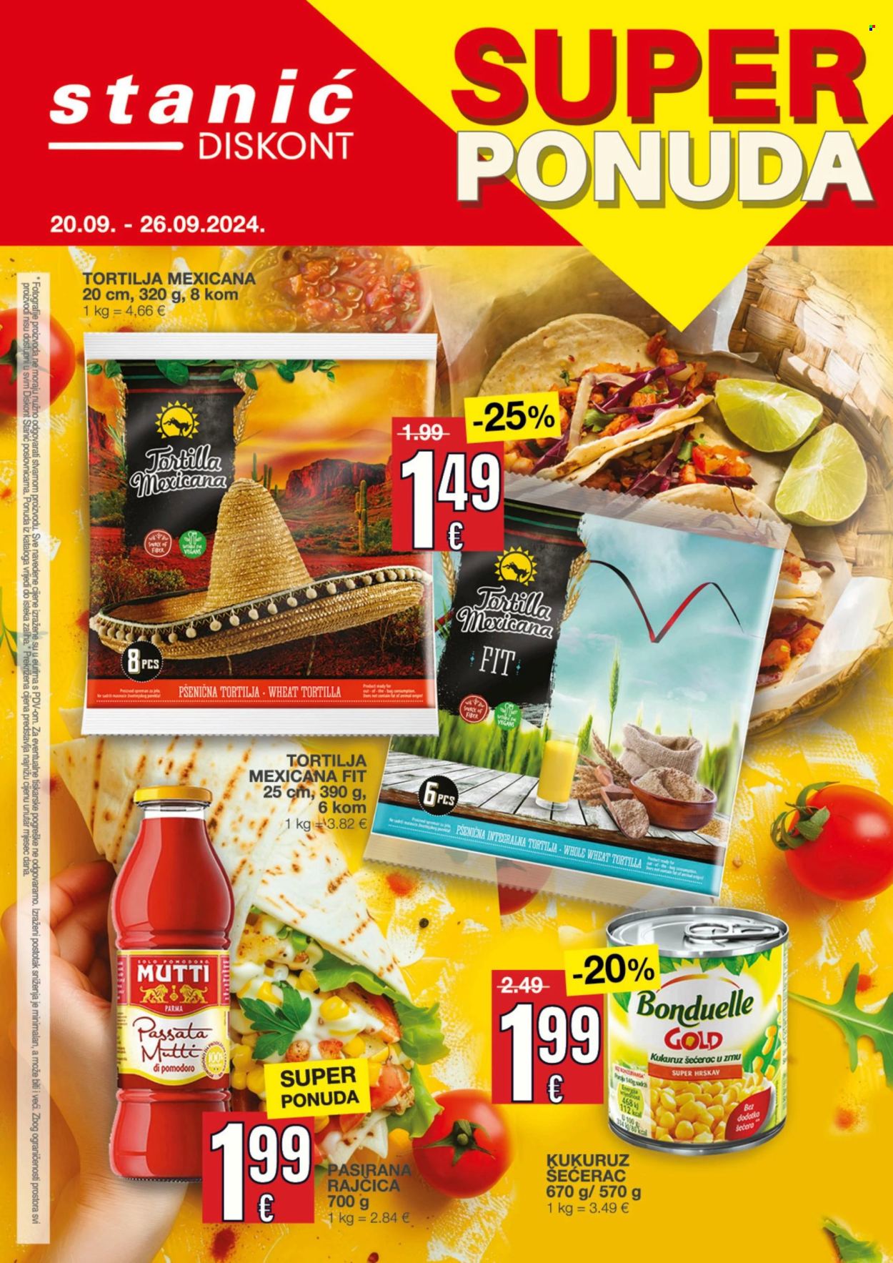 Stanić Diskont katalog - 20.09.2024. - 26.09.2024. Stranica 1