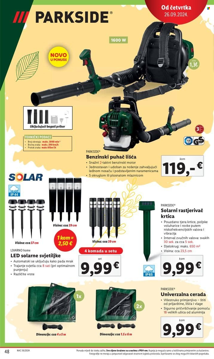 Lidl katalog - 23.09.2024. - 29.09.2024. Stranica 48