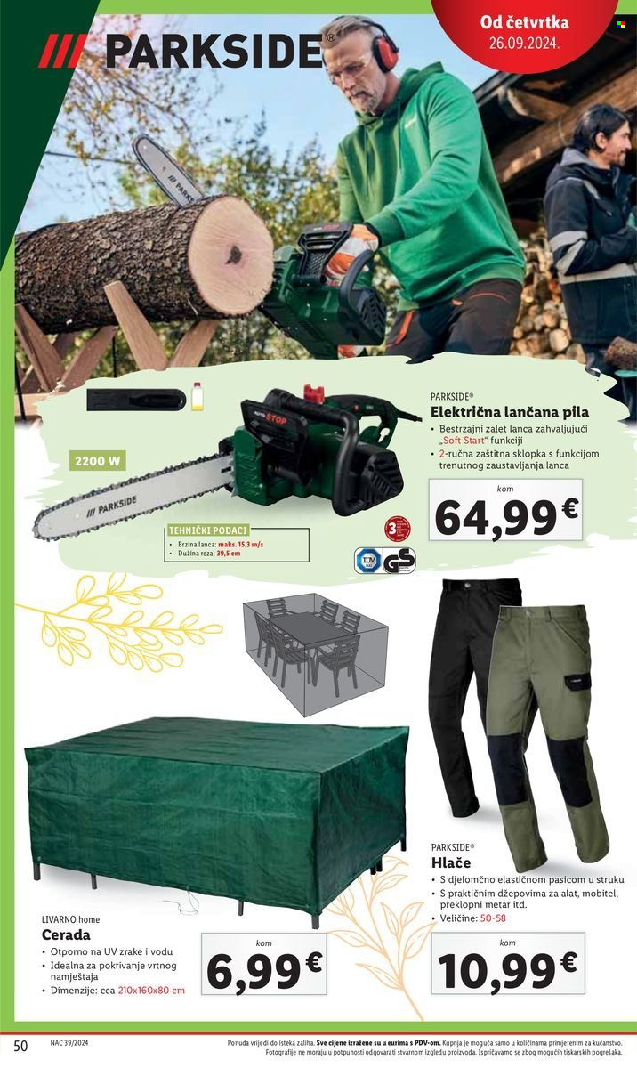Lidl katalog - 23.09.2024. - 29.09.2024. Stranica 50