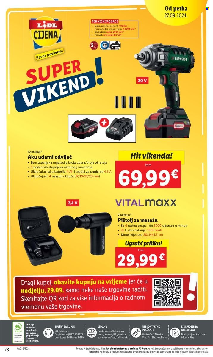 Lidl katalog - 23.09.2024. - 29.09.2024. Stranica 78