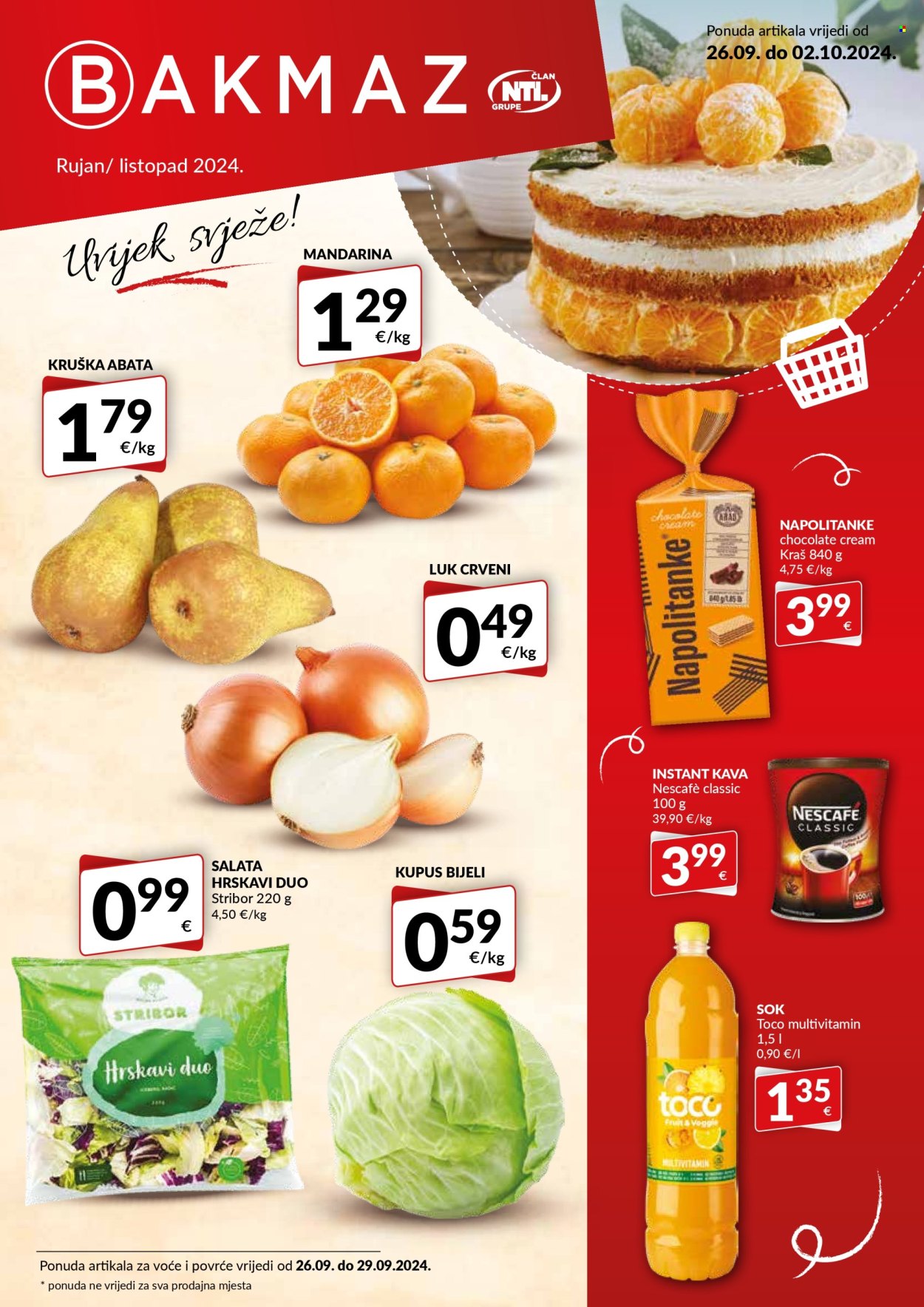 Bakmaz katalog - 26.09.2024. - 02.10.2024. Stranica 1