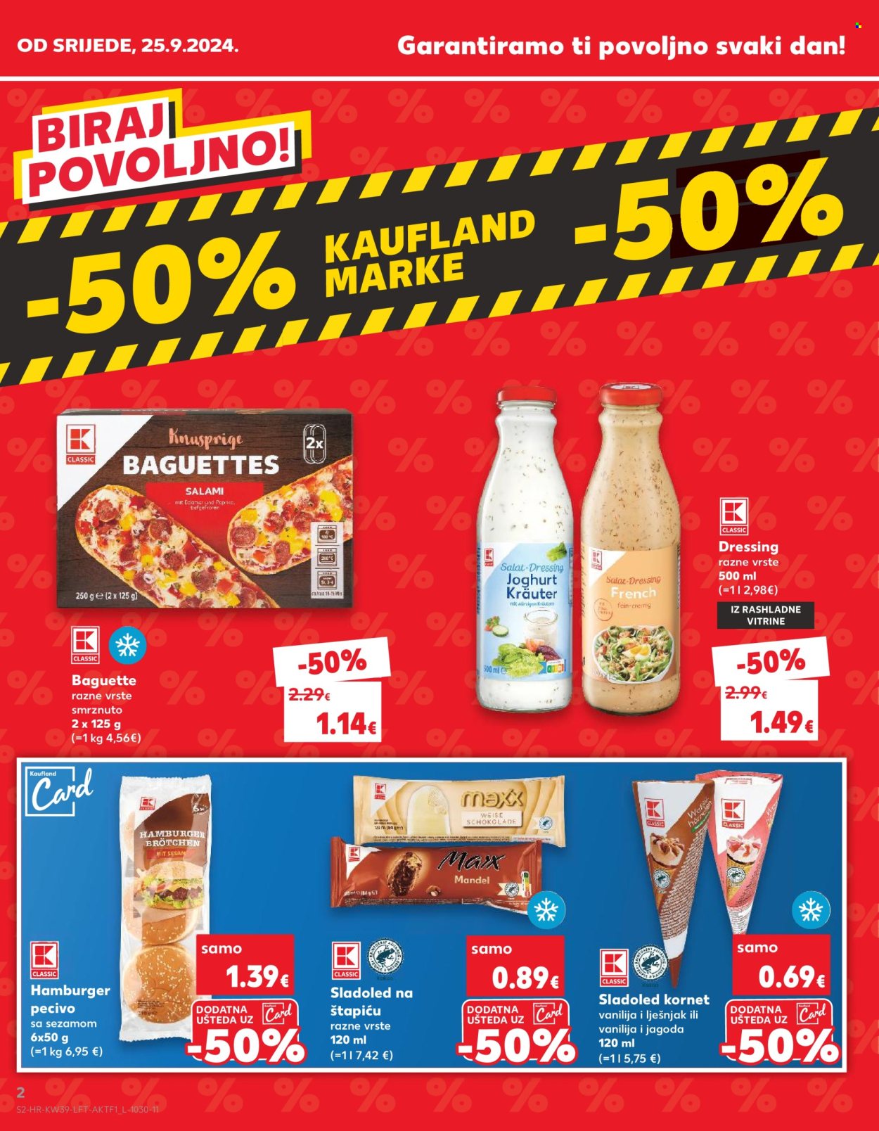 Kaufland katalog - 25.09.2024. - 01.10.2024. Stranica 2