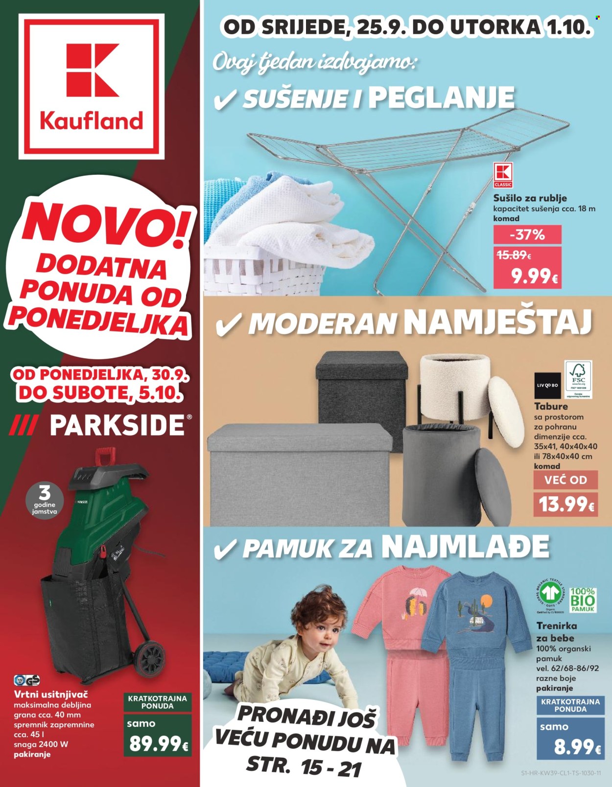 Kaufland katalog - 25.09.2024. - 01.10.2024. Stranica 1