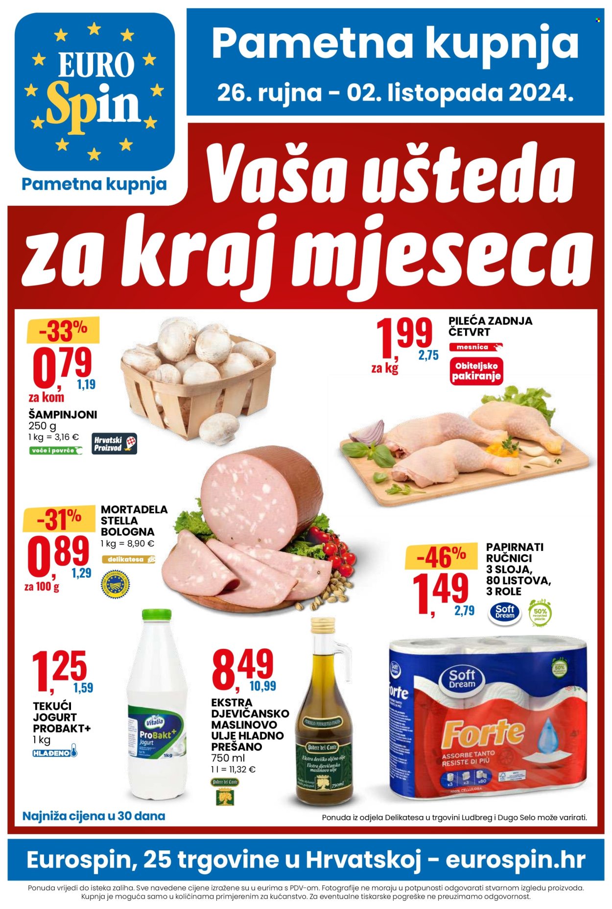 Eurospin katalog - 26.09.2024. - 02.10.2024. Stranica 1
