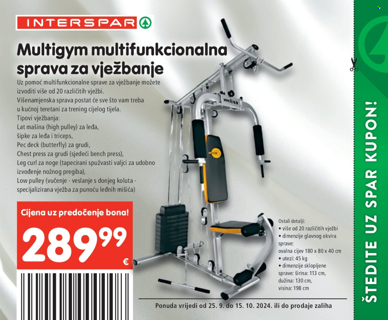 INTERSPAR katalog - 25.09.2024. - 15.10.2024. Stranica 4