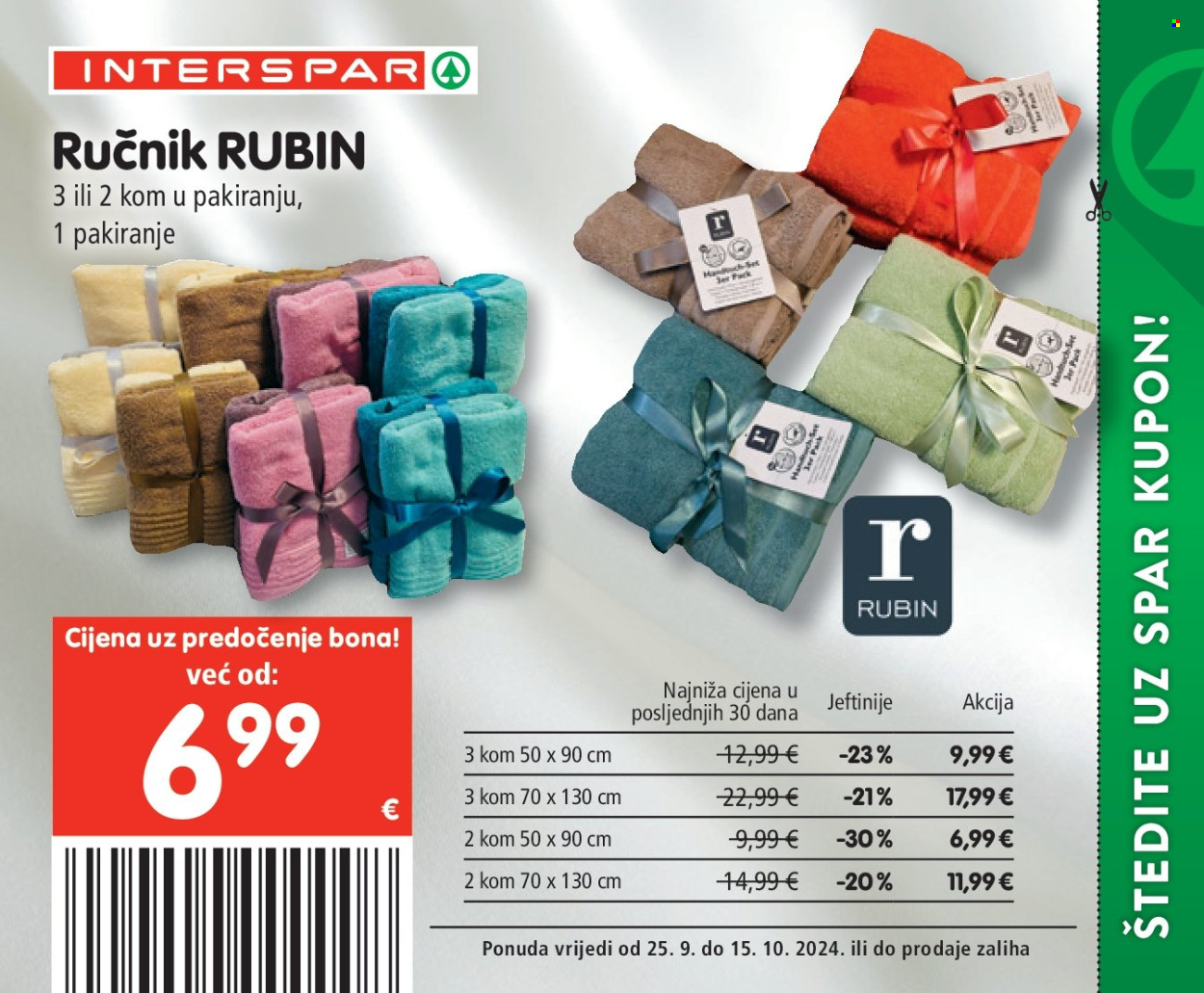 INTERSPAR katalog - 25.09.2024. - 15.10.2024. Stranica 18