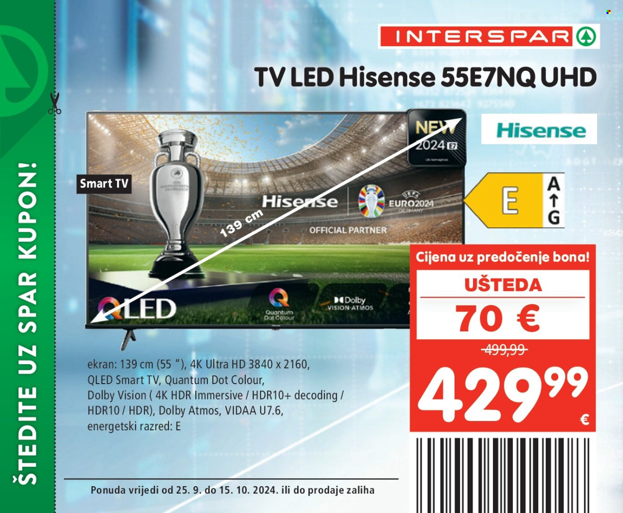 INTERSPAR katalog - 25.09.2024. - 15.10.2024. Stranica 29