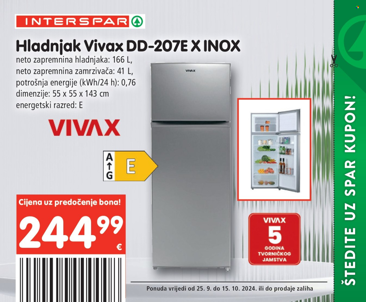 INTERSPAR katalog - 25.09.2024. - 15.10.2024. Stranica 40