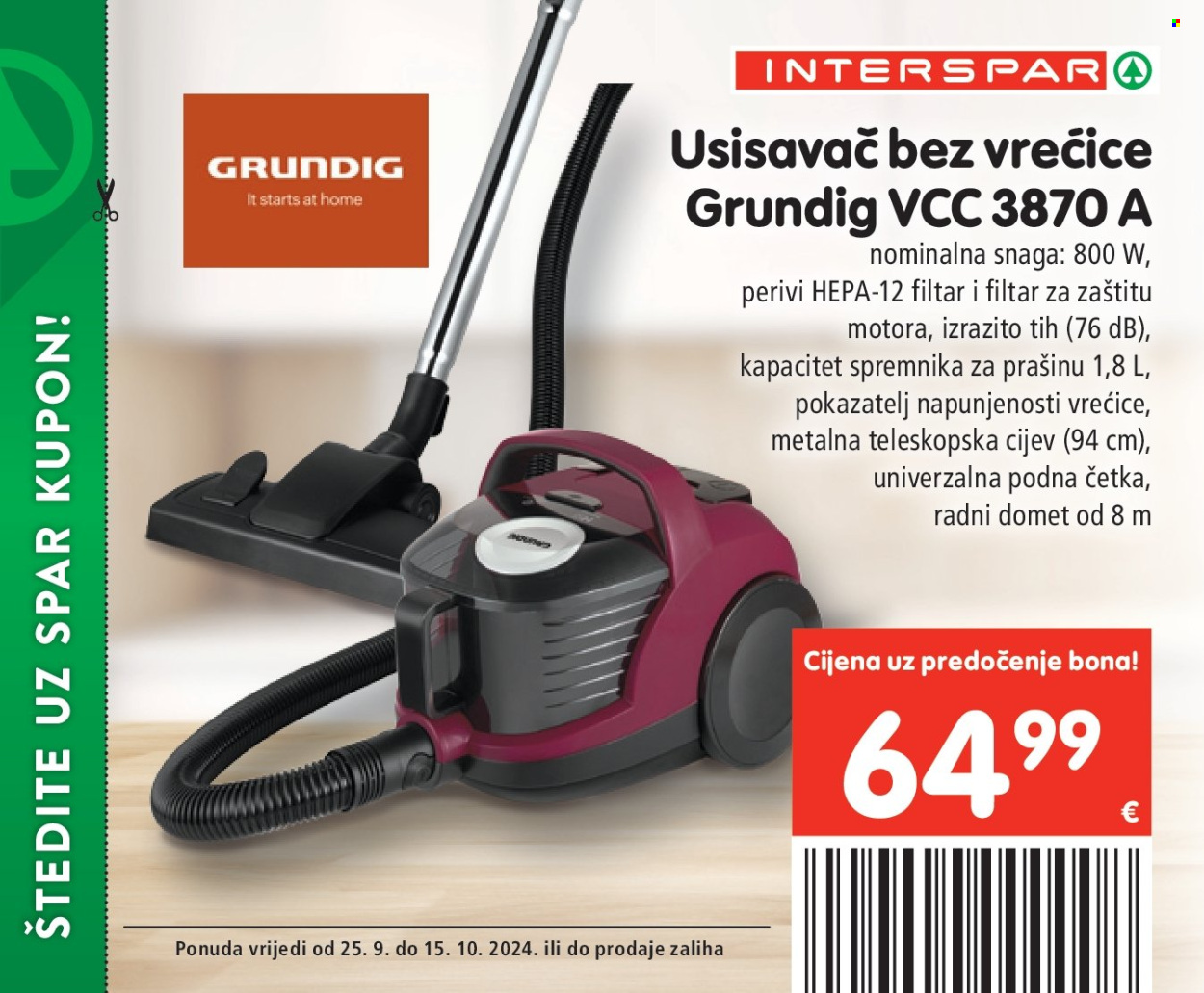 INTERSPAR katalog - 25.09.2024. - 15.10.2024. Stranica 57